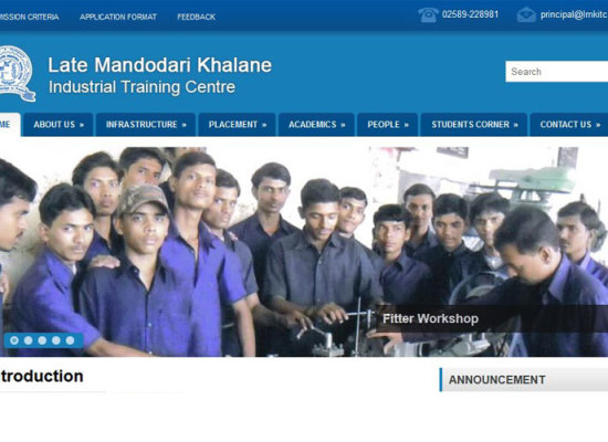Late Mandodari Khalane Collage of Industrial Training Center