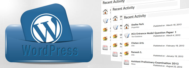 WP Recent Activity